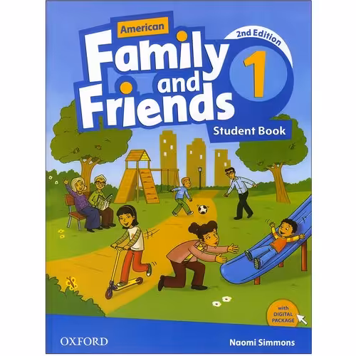 American Family and Friends 1 (2nd) SB+WB+DVD فمیلی اند فرندز