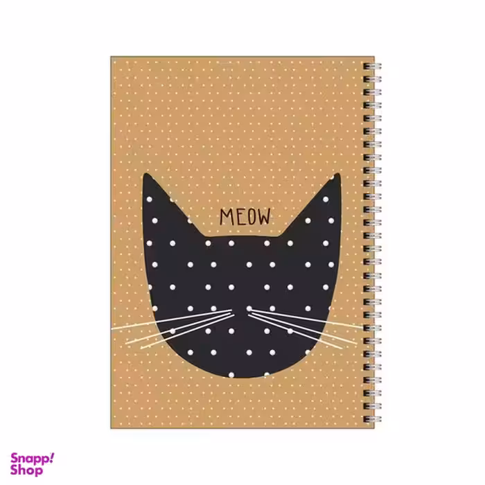 دفتر مشق 100 برگ بامبیلیپ طرح گربه خال خالی کد 8520661