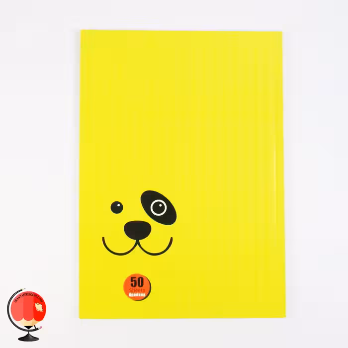 دفتر مشق 50 برگ طرح سگ آپادانا