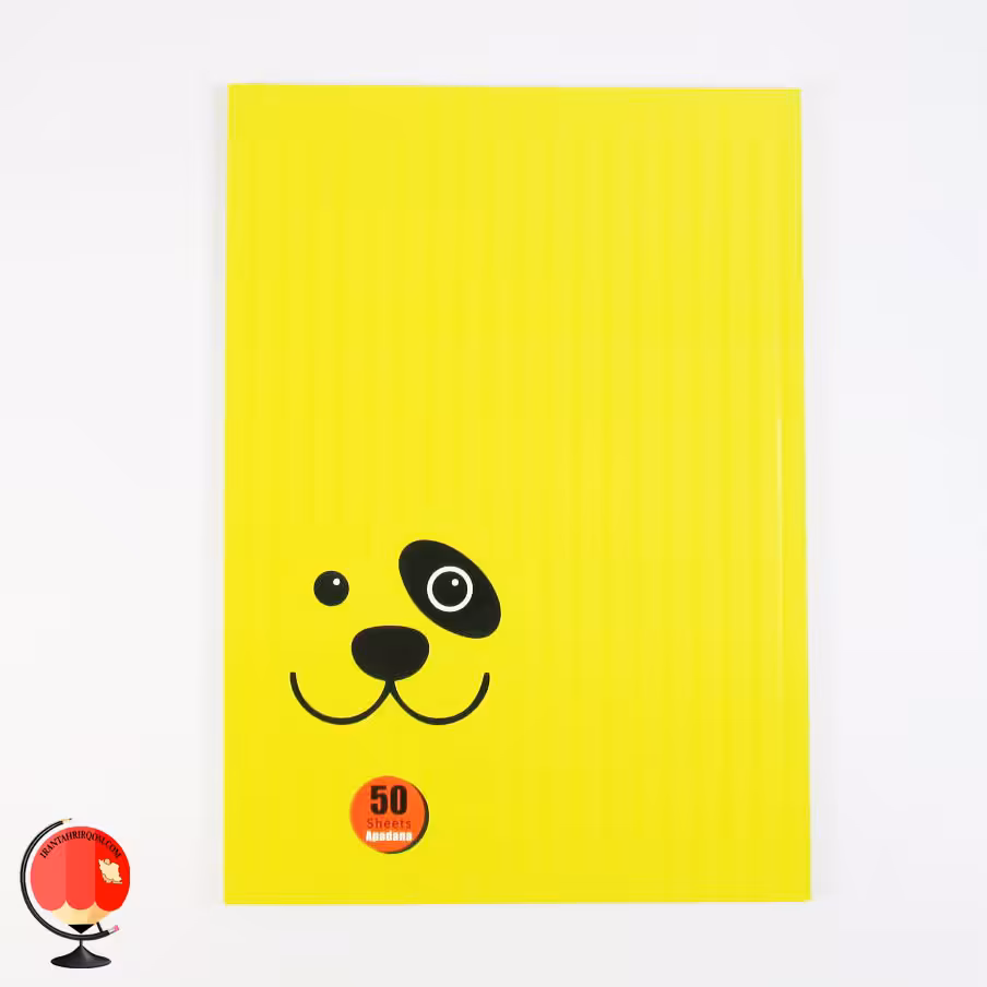 دفتر مشق 50 برگ طرح سگ آپادانا