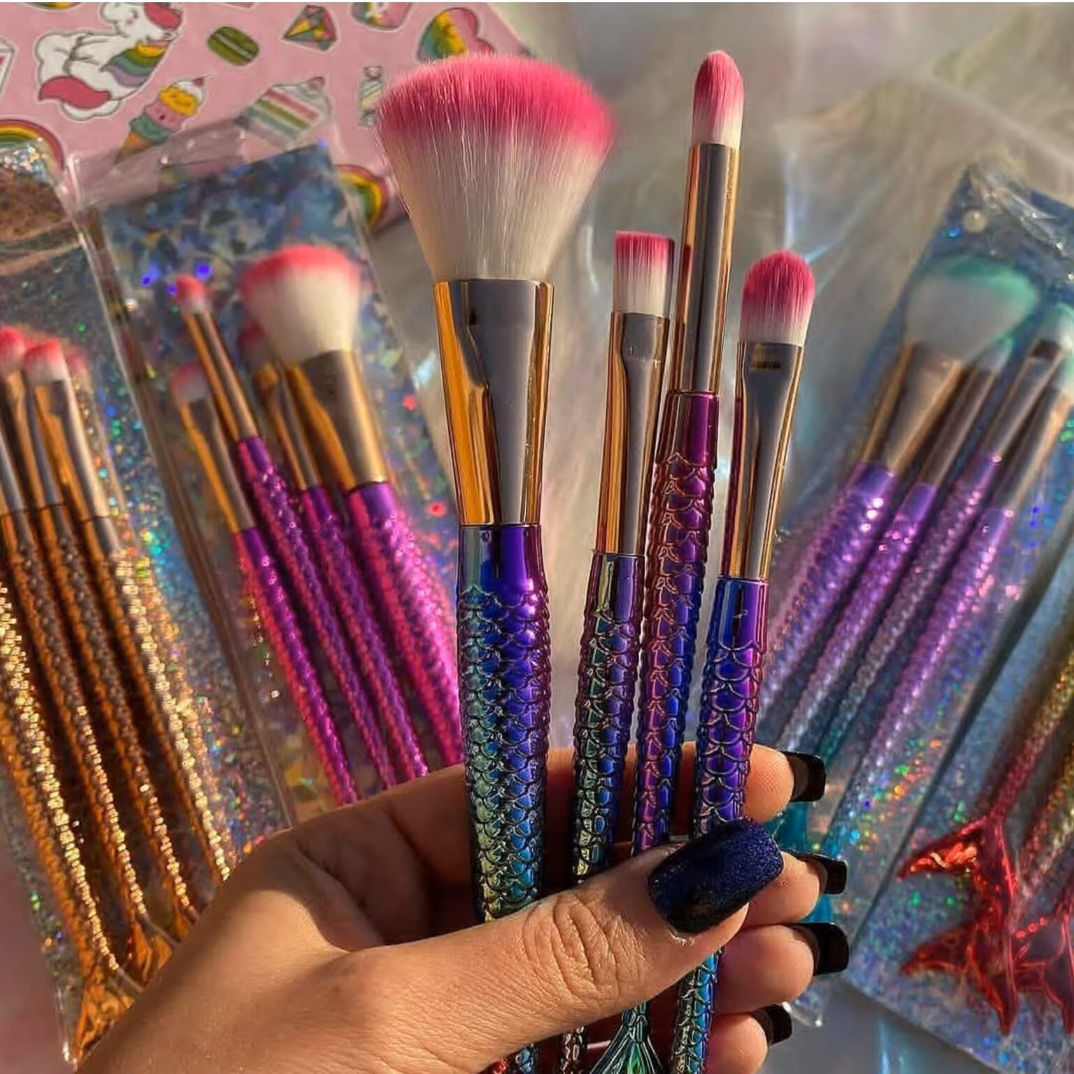 براش چهار تیکه پری دریایی پرتراکم 