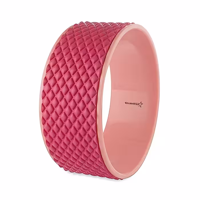 چرخ بدنسازی یوگا ویل گلدن استار 6064 | صورتی