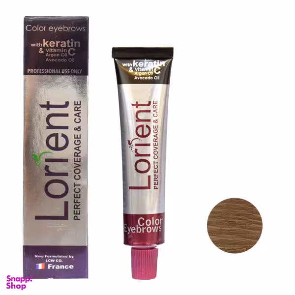 رنگ ابرو لورینت (Lorient) شماره 9 حجم 15 میلی‌لیتر رنگ بلوند روناسی