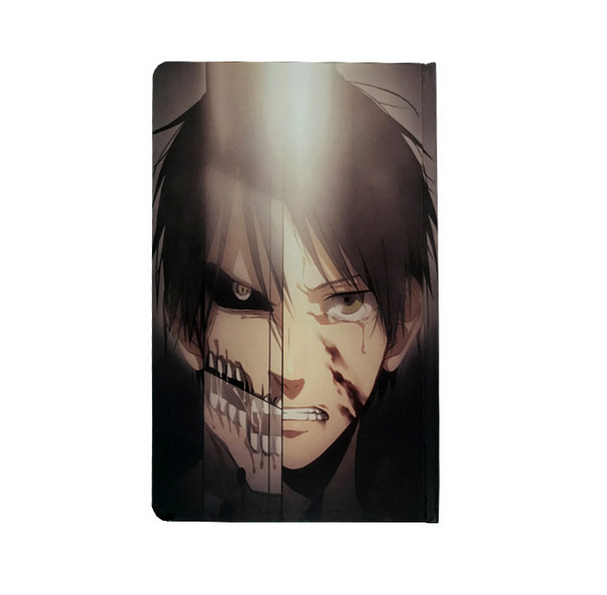 دفتر جلد سخت طرح انيمه مانگا Attack On Titan مدل 2