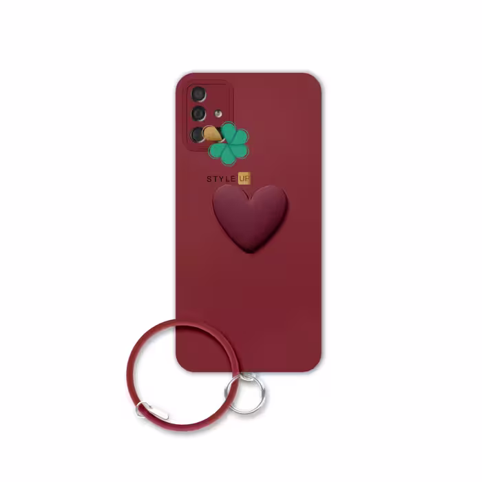 قاب گوشی سامسونگ Samsung A51 مدل قلبی النگویی