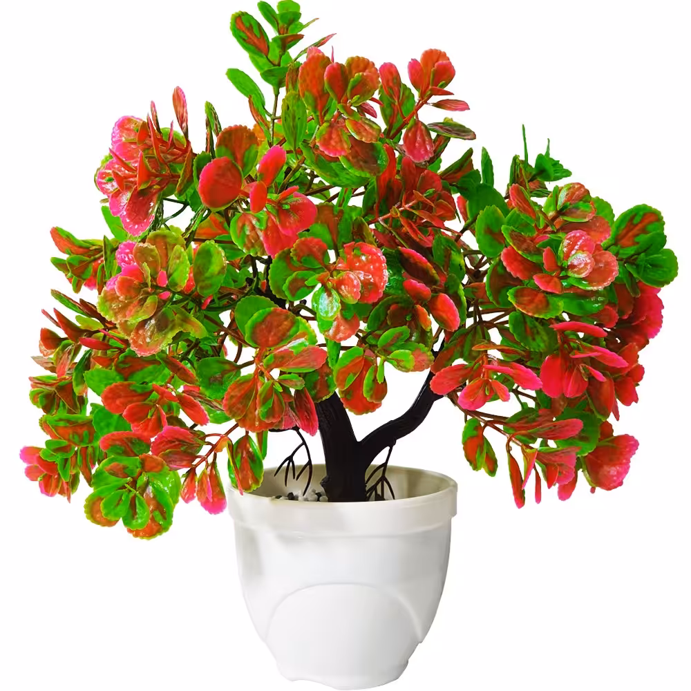 گلدان به همراه درختچه مصنوعی مدل K400