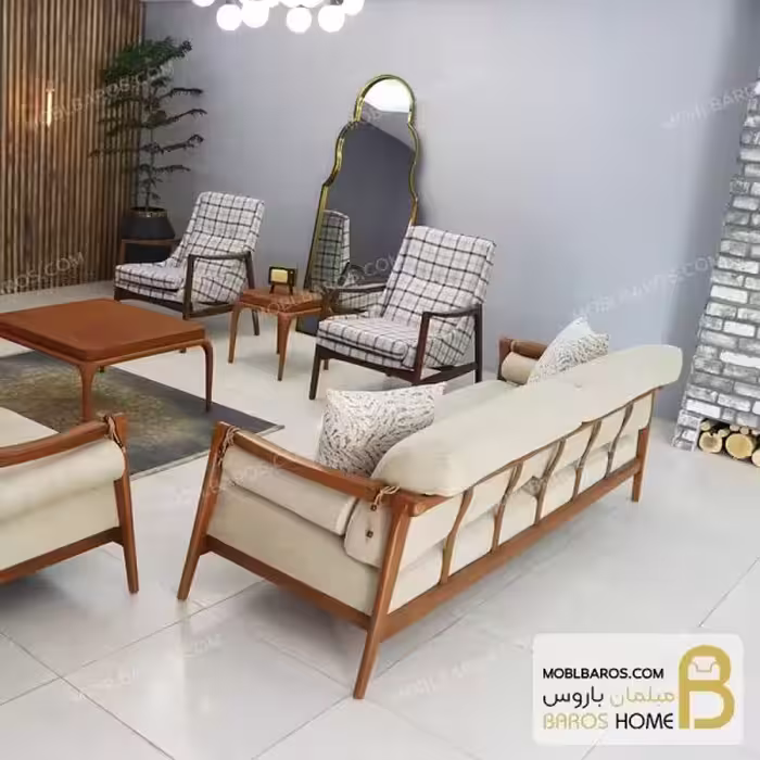 سرویس مبلمان مدرن راحتی جدید لیدی (ارسال با باربری پس کرایه)