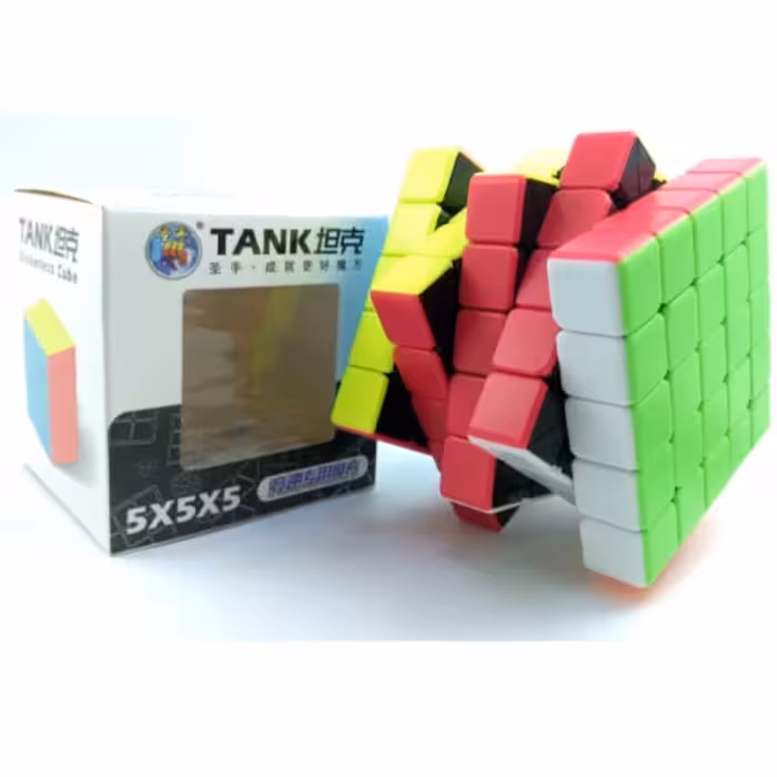 مکعب روبیک شنگ شو تانک استیکرلس 5 در 5  SHENGSHOU TANK MAGIC CUBE

