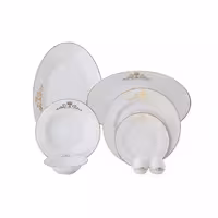 سرویس چینی 6 نفره کوئین طلایی