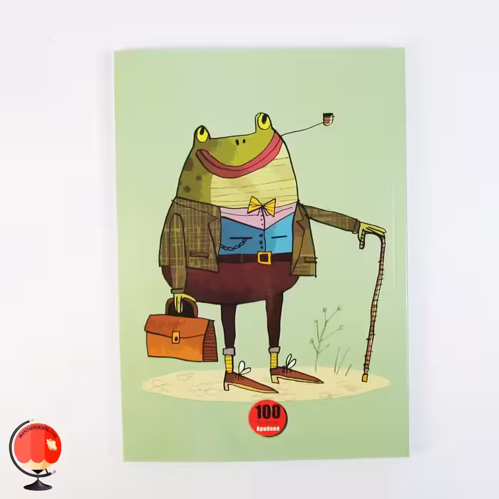 دفتر مشق 100 برگ طرح قورباغه آپادانا