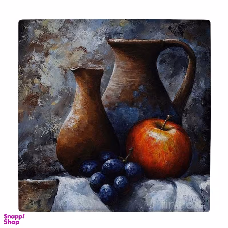 زیر لیوانی طرح میوه ها و کوزه سفالی کد 3888688_2099