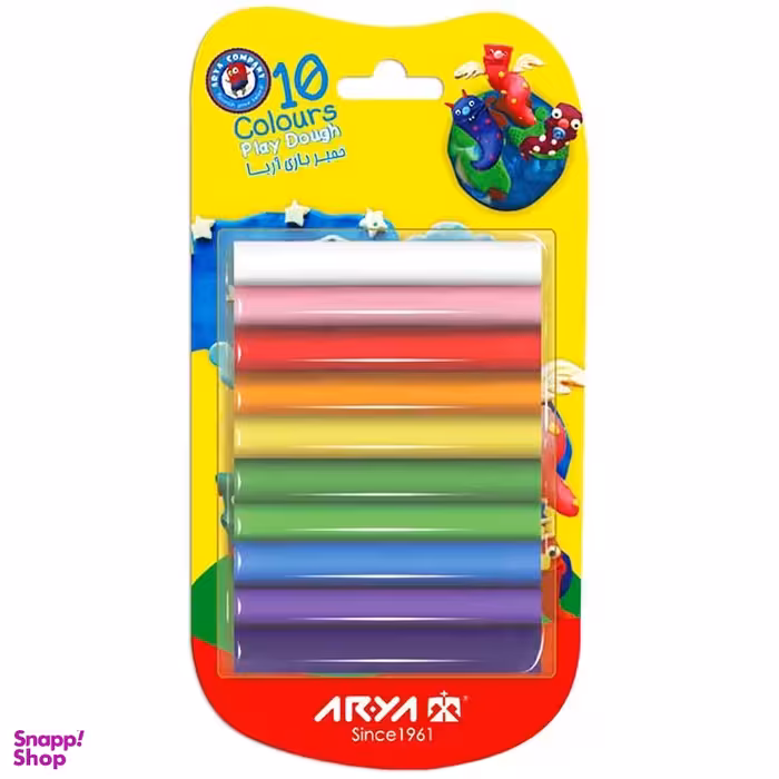 خمیر 10 رنگ وکیومی آریا (Arya)