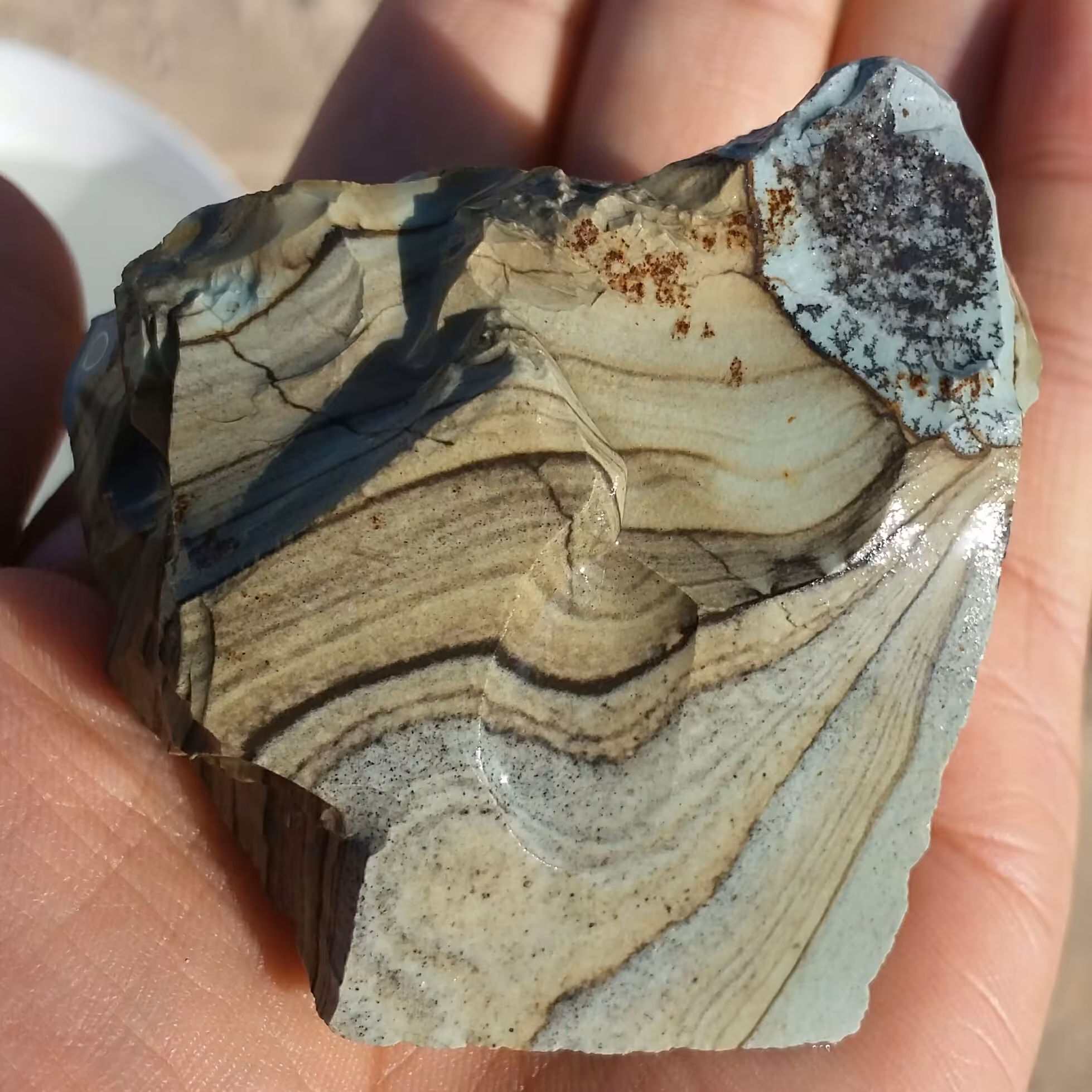 سنگ راف جاسپر منظره بسیار کمیاب خاص 100 در 100 طبیعی شاهکار خلقت تصویر از چند طرف نمونه
با قابلیت ساخت چند نگین محشر