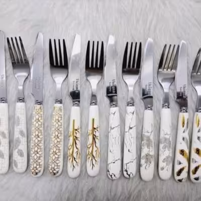 کارد و چنگال سرامیکی مارک یونیک تیز تیز