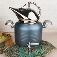 ست کتری قوری کروپ ست مدل دیتا رنگی کد 204