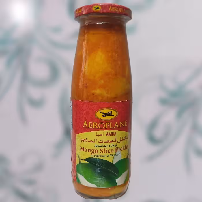 ترشی انبه شور مزه در روغن خردل خارجی اورجینال و تاریخ جدید