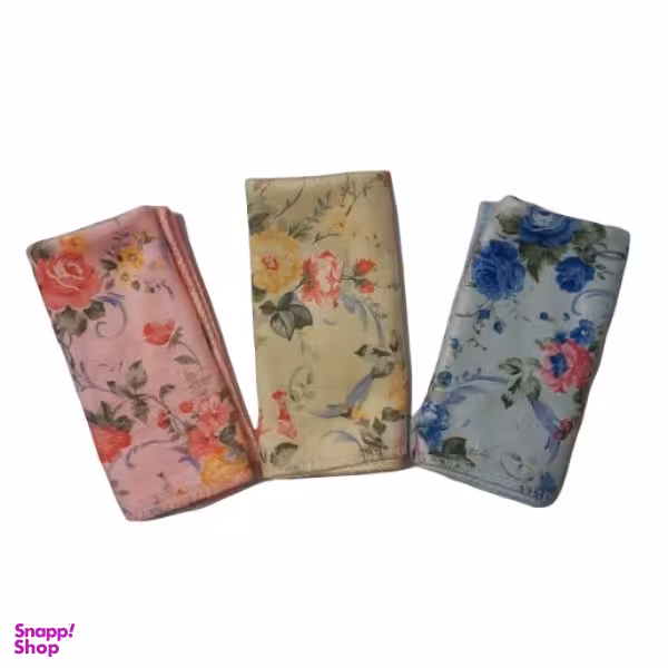 دستمال آشپزخانه مدل گل رز بسته 3 عددی