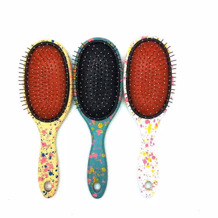 شانه برس تخت طرح دار - بانه گالری