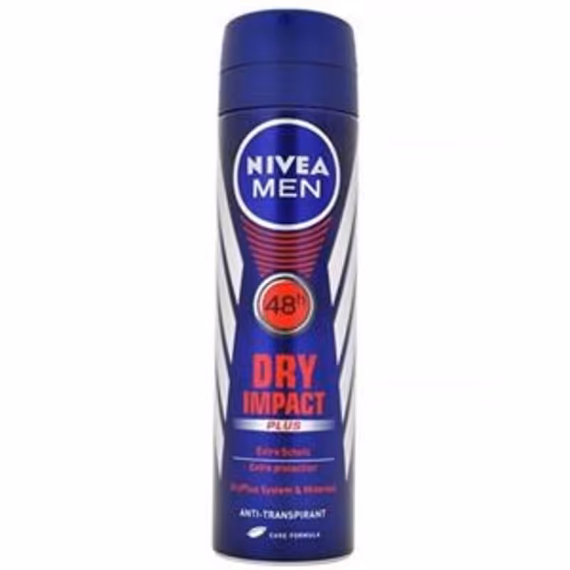 نیوآ اسپری درای ایمپکت پلاس مردانهNivea Dry Impact Spray For Men 150ml
