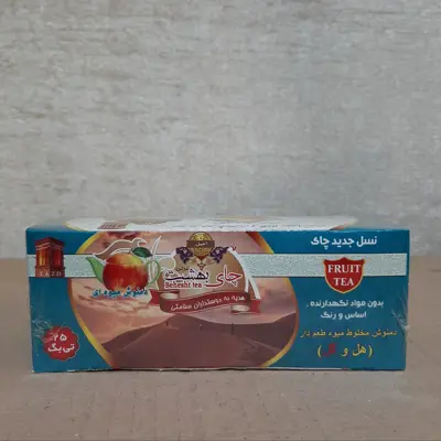 چای میوه ای بهشت تی بگ (طعم هل و گل) - 25 عددی 