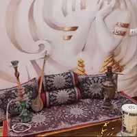 تشک شاهنشین کناره سنتی ست 5تکه 