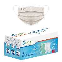 ماسک سه لایه اکسیژن رنگ طوسی بسته 50 عددی