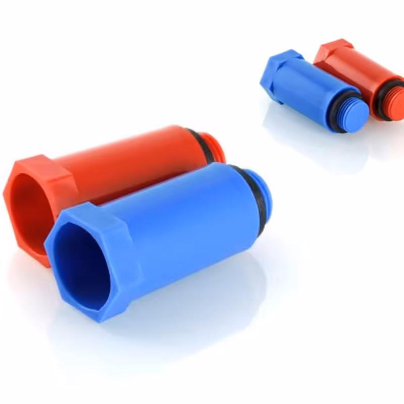 درپوش پایه بلند قرمز آبی 20 سایز 1/2 بسته 2 عددی