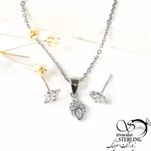 نیمست نقره طرح پا باعیار925 کد 9467