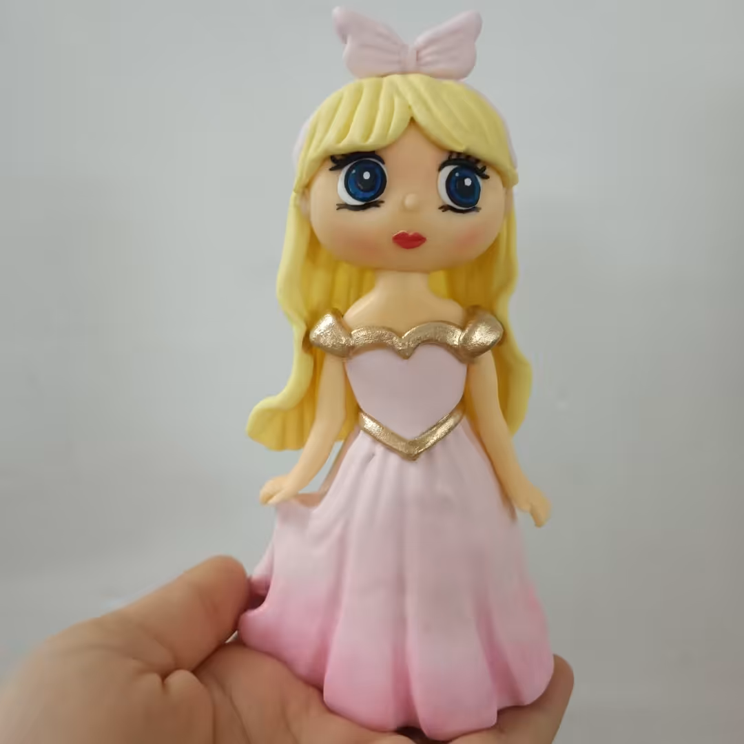 تاپر فوندانتی پرانسس ویژه تزئین کیک و دسر  و کاپ کیک .ارتفاع 10سانت 