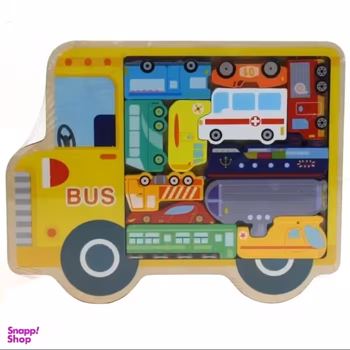 پازل طرح کاتامینو چوبی اتوبوس