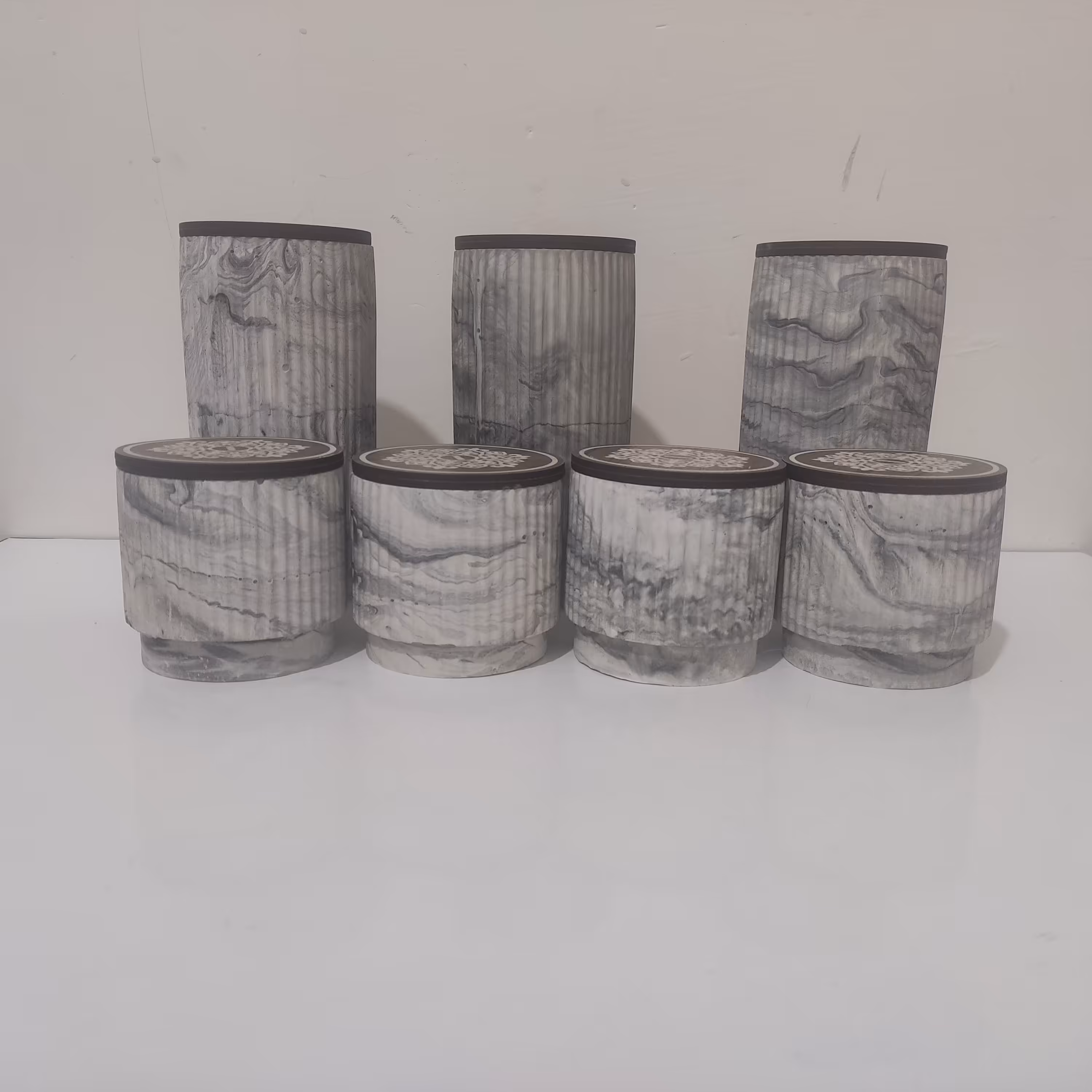 پاسماوری سنگ مصنوعی با درب چوبی