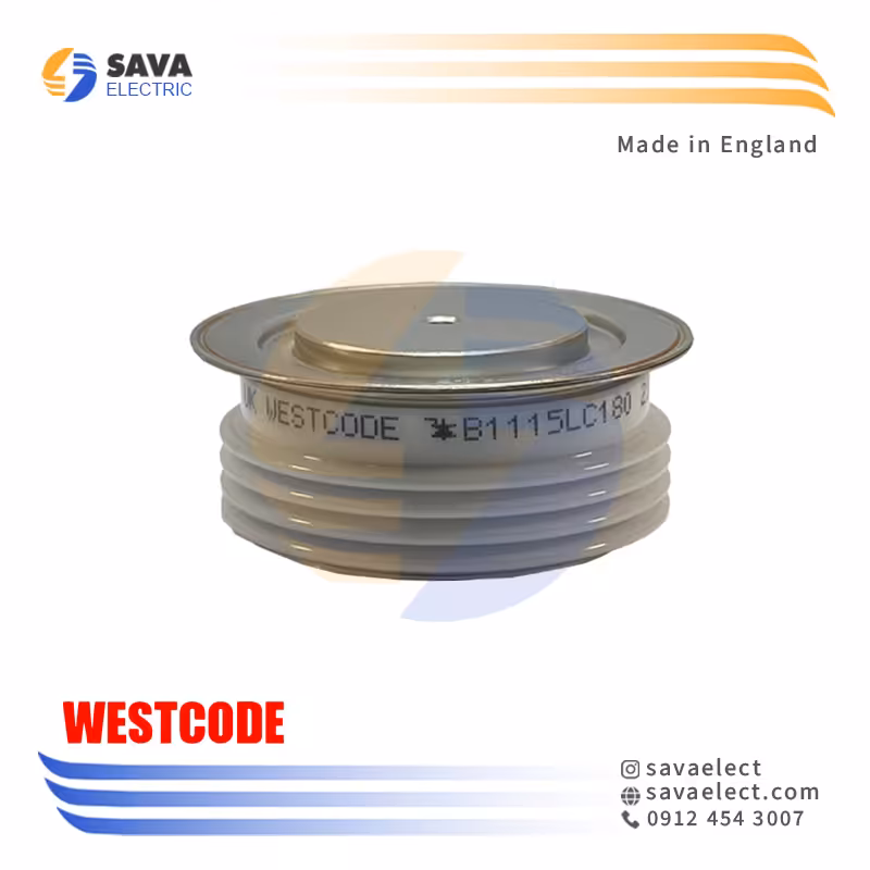 خرید تریستور دیسکی کنترل فاز 1157 آمپر B1115LC180 وستکد انگلیس | ساوا الکتریک