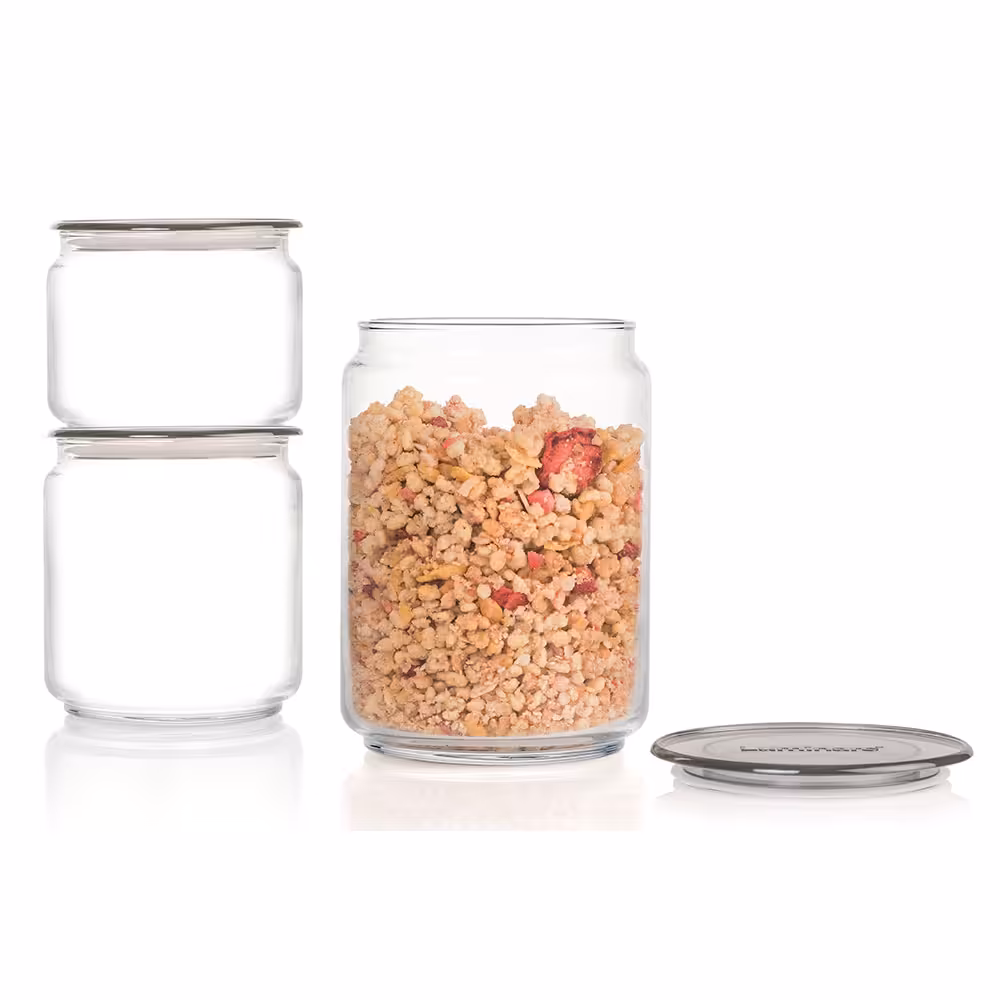 ست بانکه حبوبات 3تایی لومینارک مدل PLANO