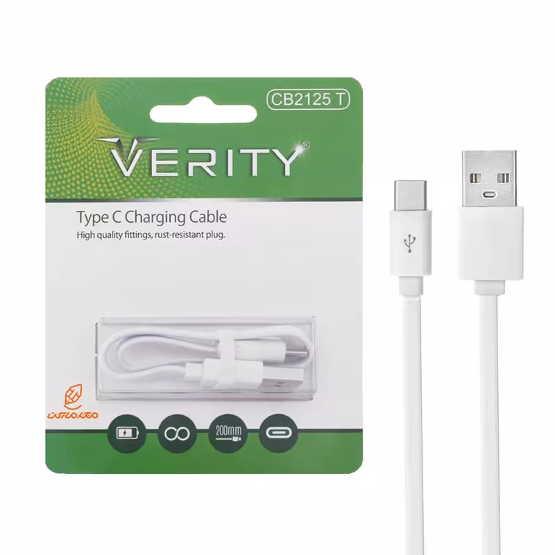 کابل تبدیل USB به USB-C مدل CB2125 T وریتی VERITY