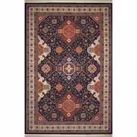 گبه ماشینی افرند زمینه سرمه ای کد 703 (چهار متری)