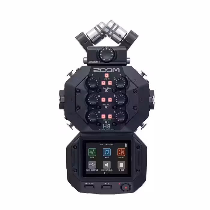 رکوردر زوم Zoom H8 8-Input / 12-Track Portable Handy Recorder