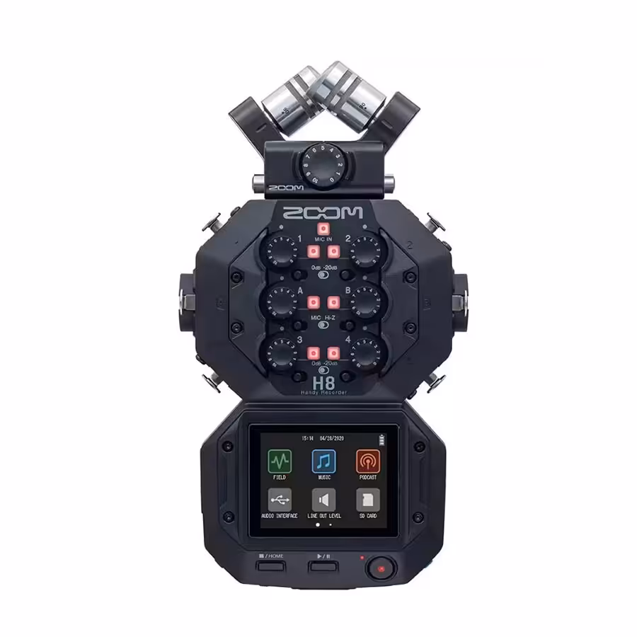 رکوردر زوم Zoom H8 8-Input / 12-Track Portable Handy Recorder