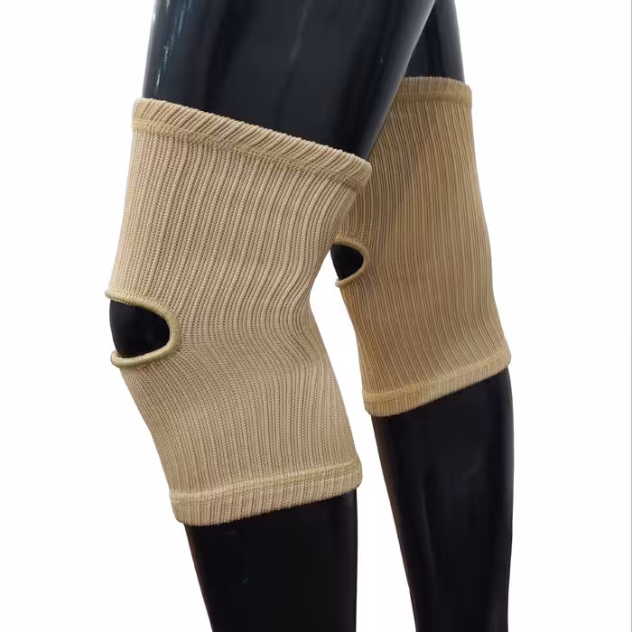 زانو بند کبریتی سوراخ دار بسته دو عددی ویژه  فری سایز  دارای کشسانی بالا
