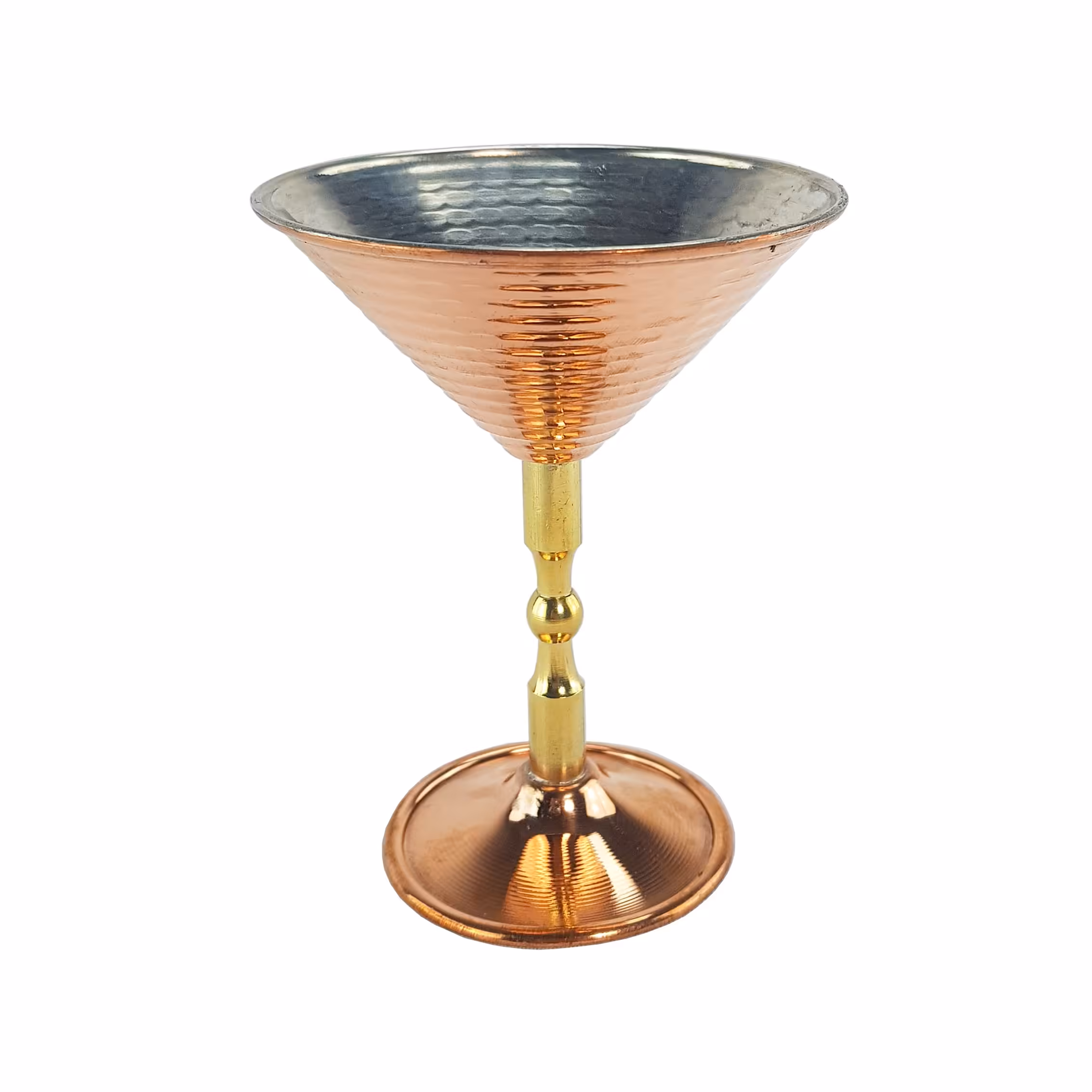 بستنی خوری مسی مدل گیلاسه مارتینی نانو 2 تایی آلامیس