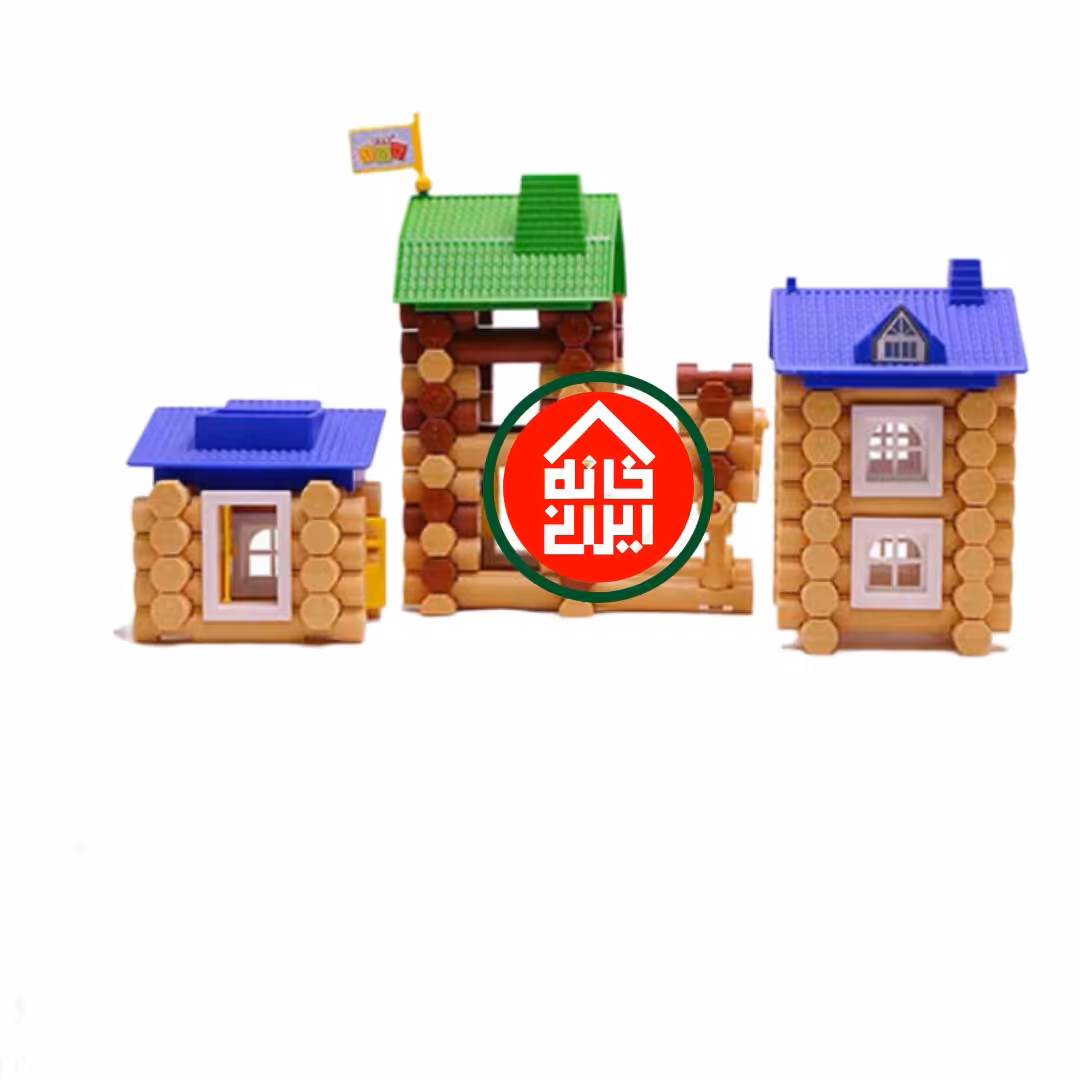 اسباب بازی کلبه جنگلی62تکه تک توی