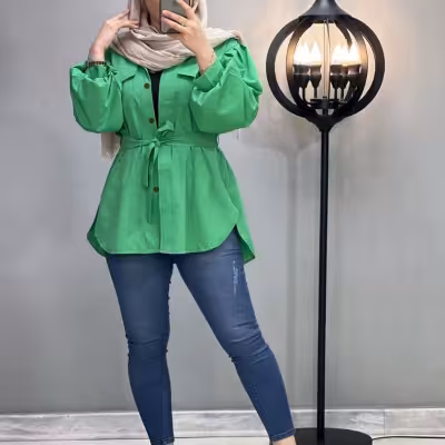 مانتو اسپرت زنانه داکرون مدل مانتو 1004