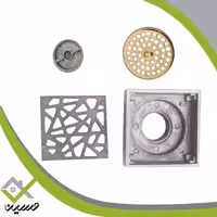 کفشور هفت سی مدل هندسی کروم مات سایز 10در10(هزینه ارسال پس کرایه است)