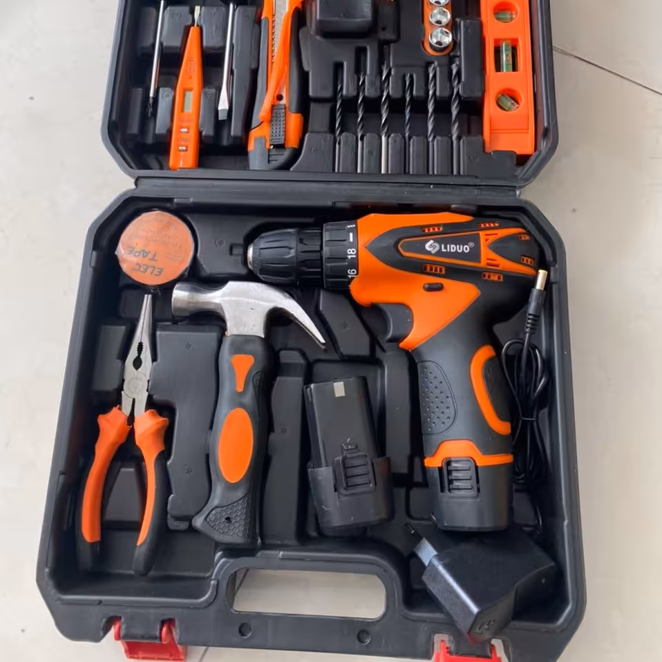 دریل شارژی دو باتری برند لیدو مدل 28011