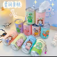 دستمال مرطوب فانتزی طرح قوطی