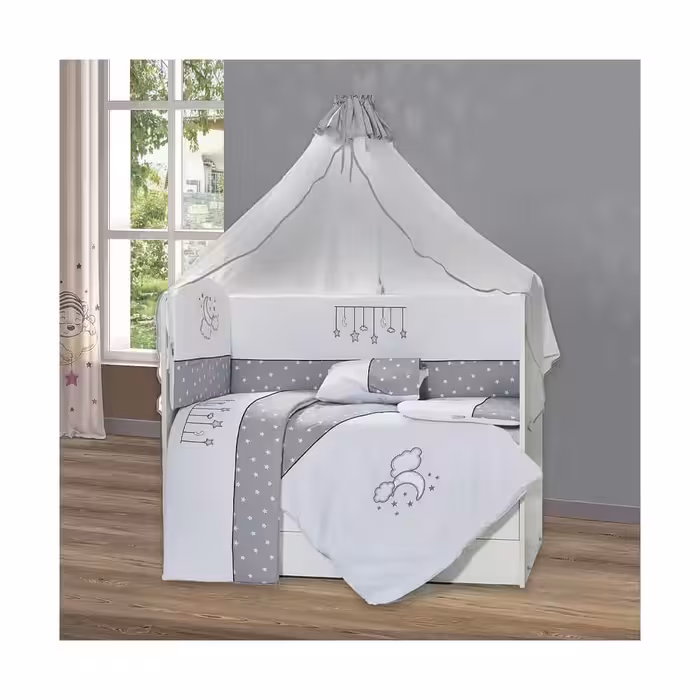 سرویس روتختی 9 تکه نوزادی ارس به به Aras Bebe مدل Yildiz