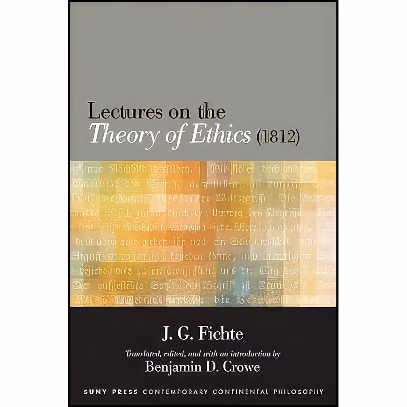 کتاب زبان اصلی Lectures on the Theory of Ethics