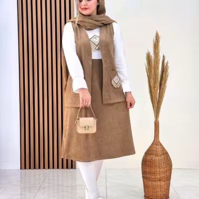 جلیقه و دامن سنبل