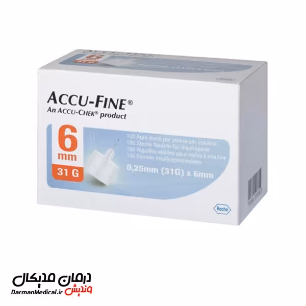 سوزن قلم انسولین آکوا فاین 6 میلی متر 100 عددی