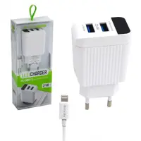 شارژر دیواری 2 پورت + کابل آیفون باوین (bavin) مدل PC-500Y-S


