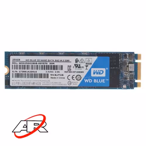 هارد M2 وسترن دیجیتال مدل BLUE WDS250G2G0B ظرفیت 250 گیگابایت